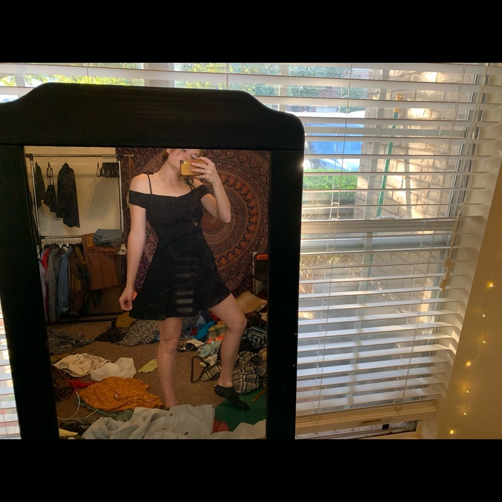 Black summer dress